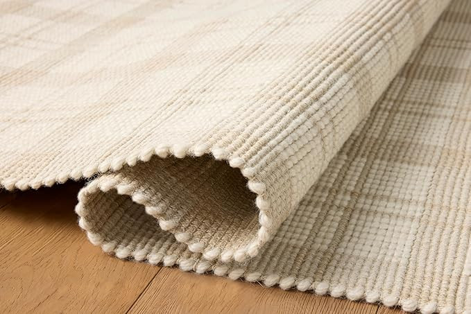 Loloi Magnolia Home by Joanna Gaines Ryder Collection RYD-01 Beige/Ivory 7'-9" x 9'-9" Area Rug | Amazon (US)