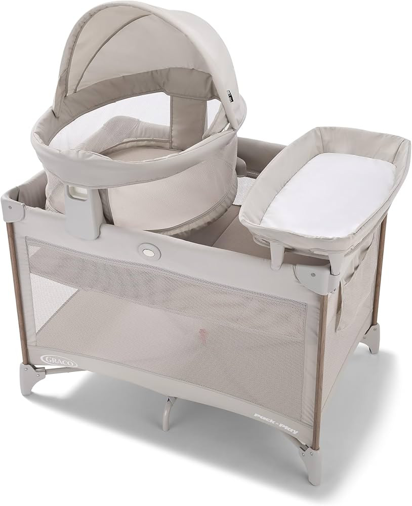 Graco Pack 'n Play Travel Dome Lux Playard, 4-in-1 Baby Playpen with Bassinet, Indoor or Outdoor ... | Amazon (US)