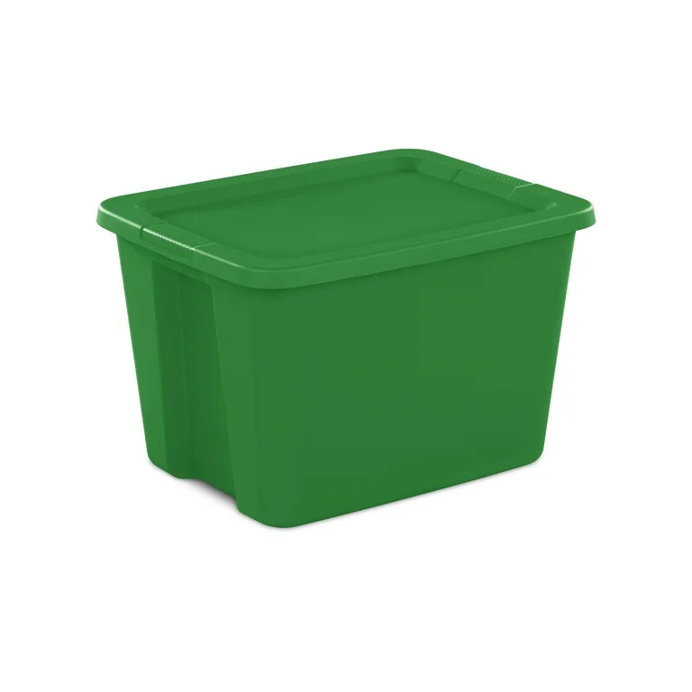 Sterilite 18 Gallon Tote Box Plastic, Elf Green | Walmart (US)