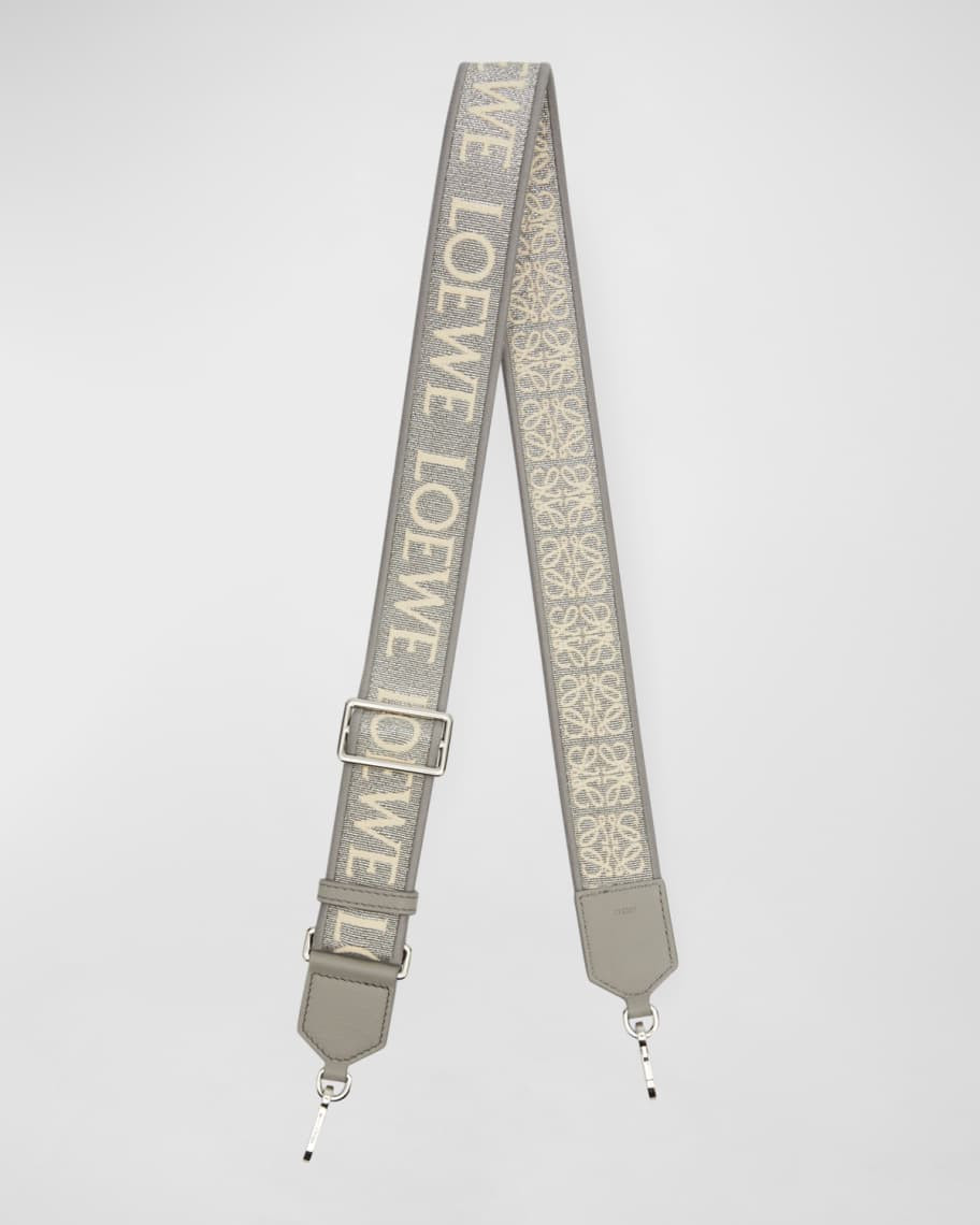 Loewe Anagram Sparkle Web Shoulder Strap | Neiman Marcus
