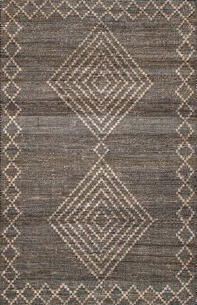 Natural Braided Diamonds Area Rug | Rugs USA