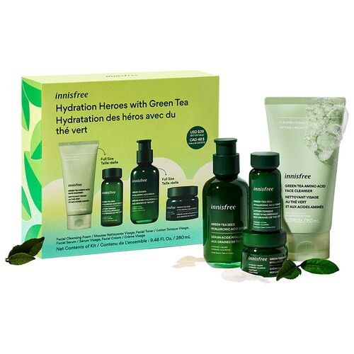 Hydration Heroes Green Tea Skincare Routine Set - innisfree | Sephora | Sephora (US)