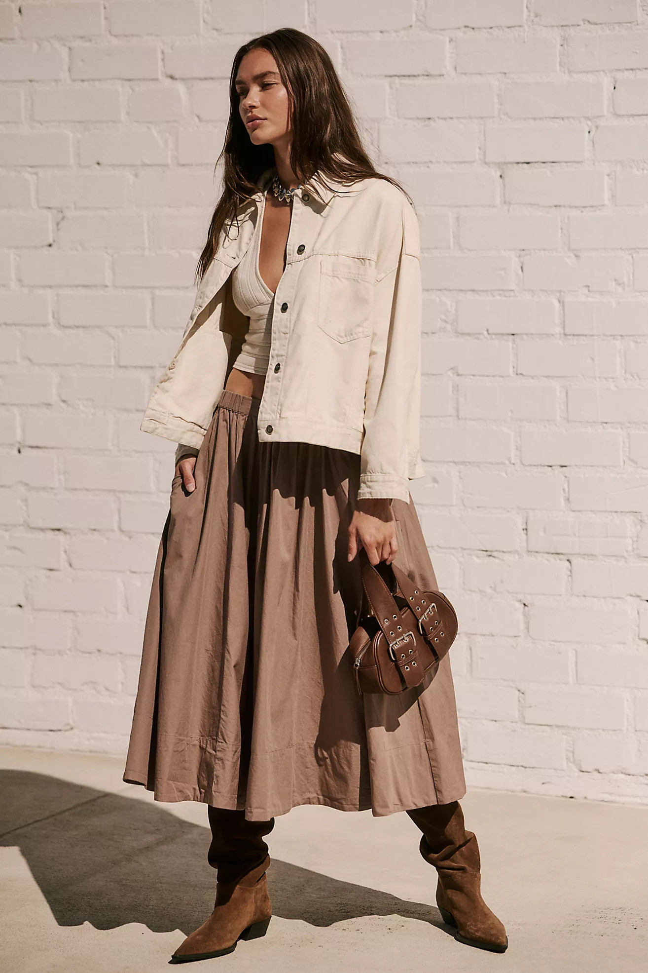 Lowen Midi Skirt | Free People (Global - UK&FR Excluded)
