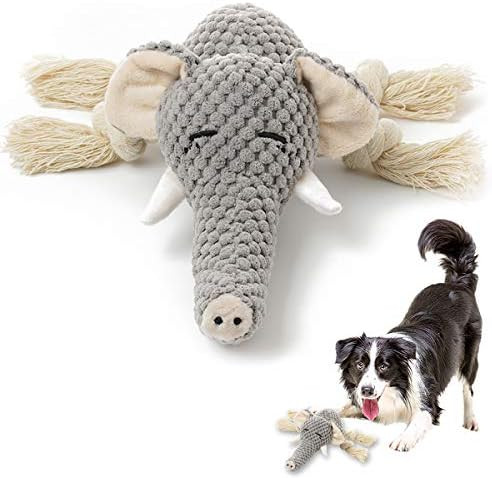 Dog Plush Toys Dog Chew Toys Pet Squeaky Toys with Crinkle Paper, Interactive, Chewing and Durabl... | Amazon (US)
