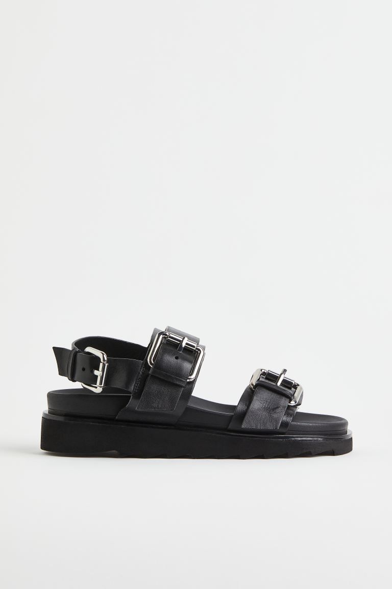Chunky Leather Sandals | H&M (US + CA)
