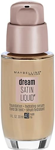 Maybelline New York Dream Satin Liquid Foundation (Dream Liquid Mousse Foundation), Nude, 1 fl. oz. | Amazon (US)