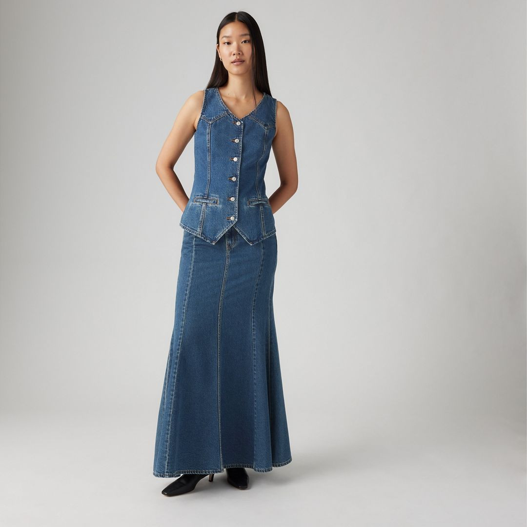 Levi's Longline Denim Vest - Women's S | Levi's US