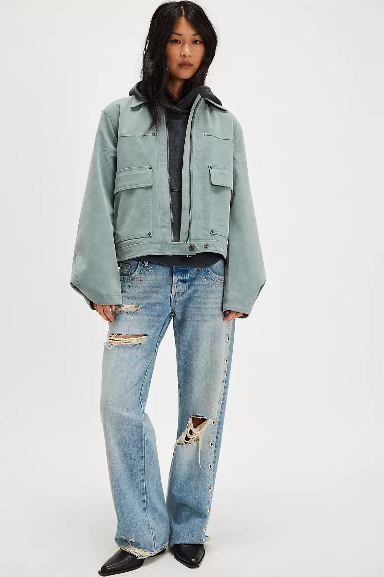 We The Free Blair Vegan Suede Jacket | Free People (Global - UK&FR Excluded)