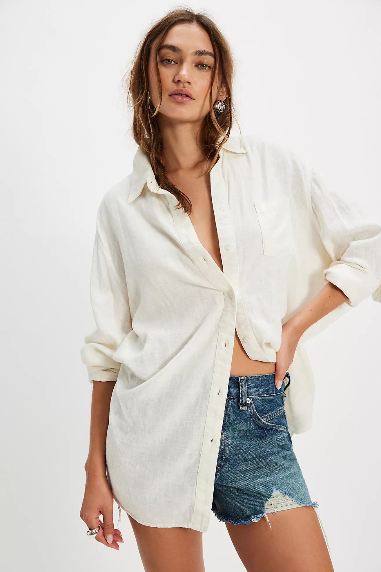 Everyday Linen Shirt | Free People (Global - UK&FR Excluded)