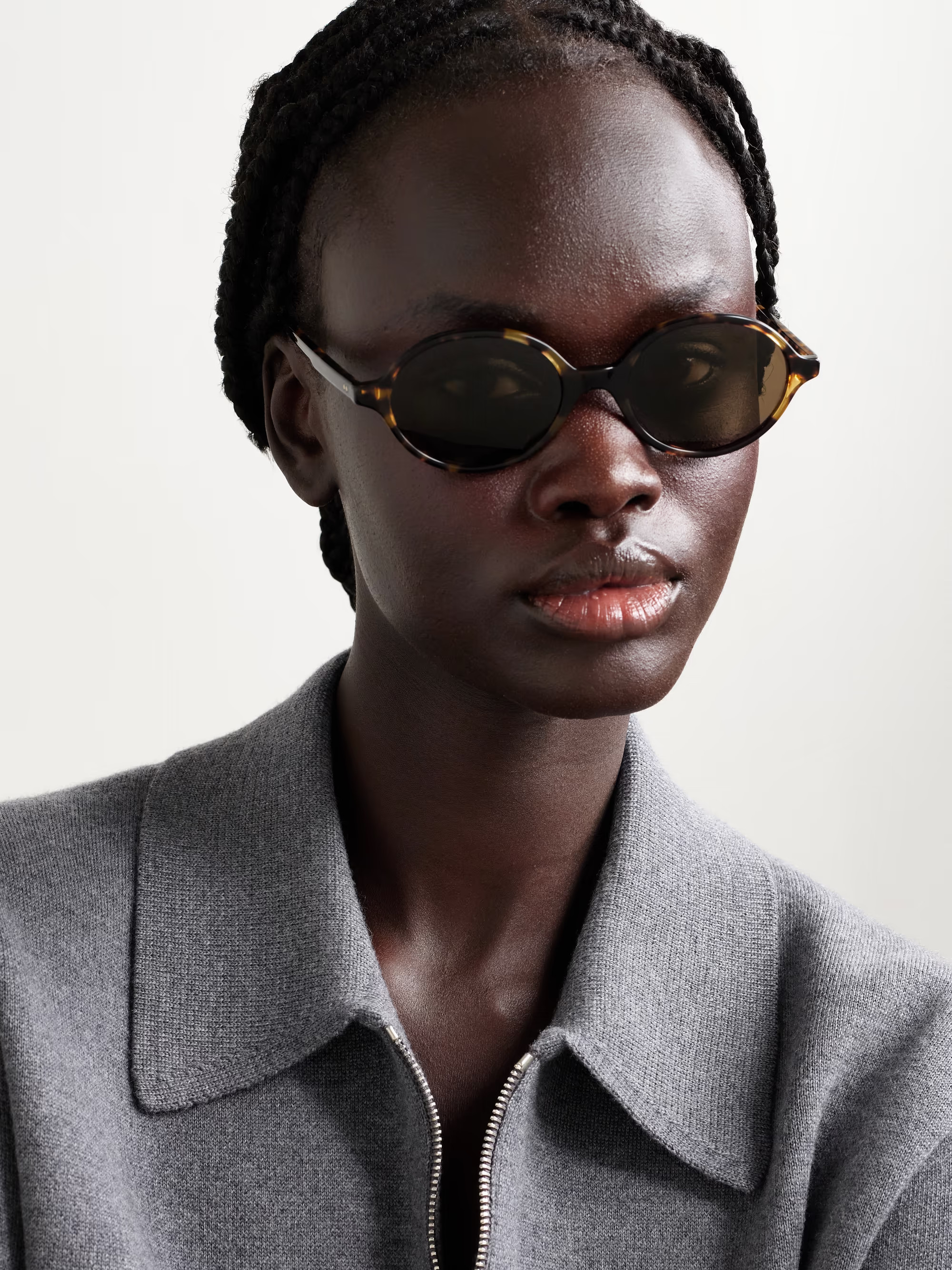 + KHAITE 1989C round-frame tortoiseshell acetate sunglasses | NET-A-PORTER (US)