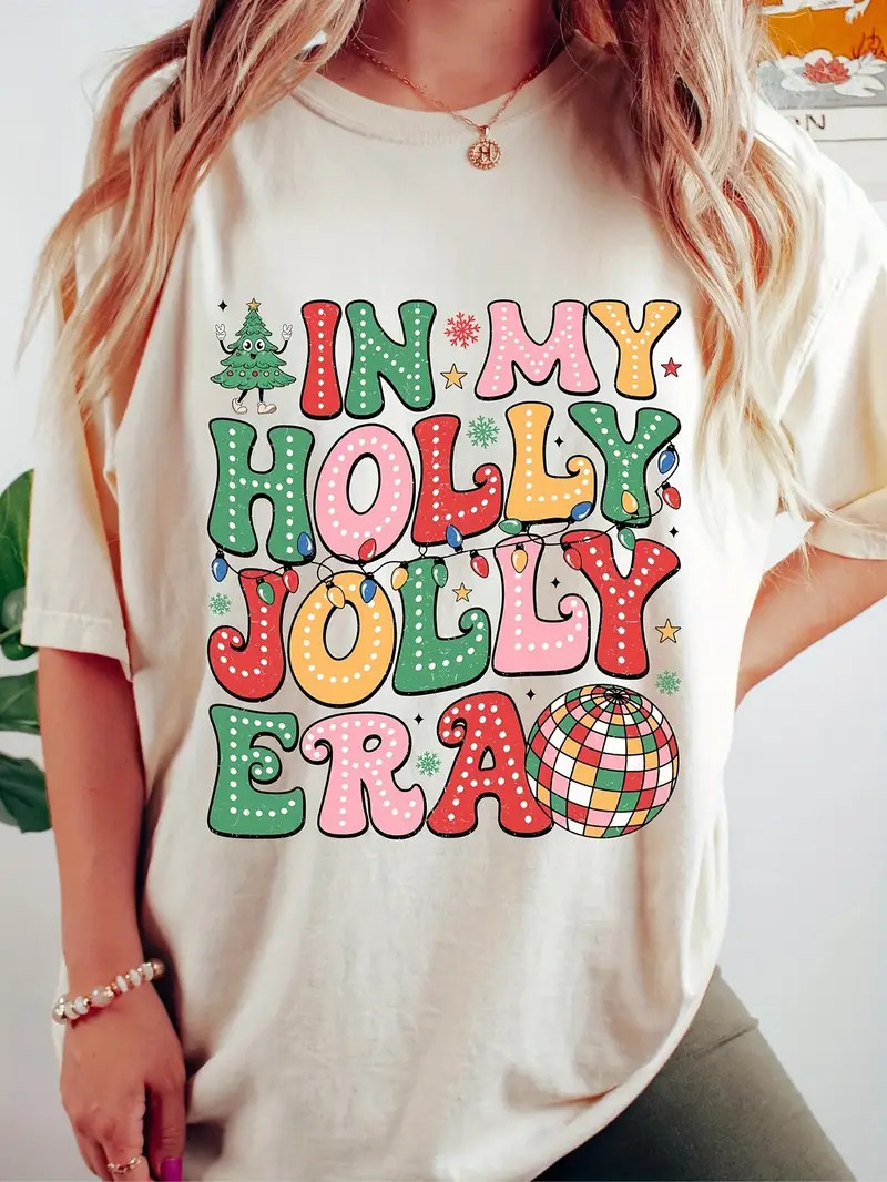 Vibrant Letter Print Crew Neck T-Shirt - Women's Casual Short Sleeve Tee for Spring & Summer - Co... | Temu Affiliate Program