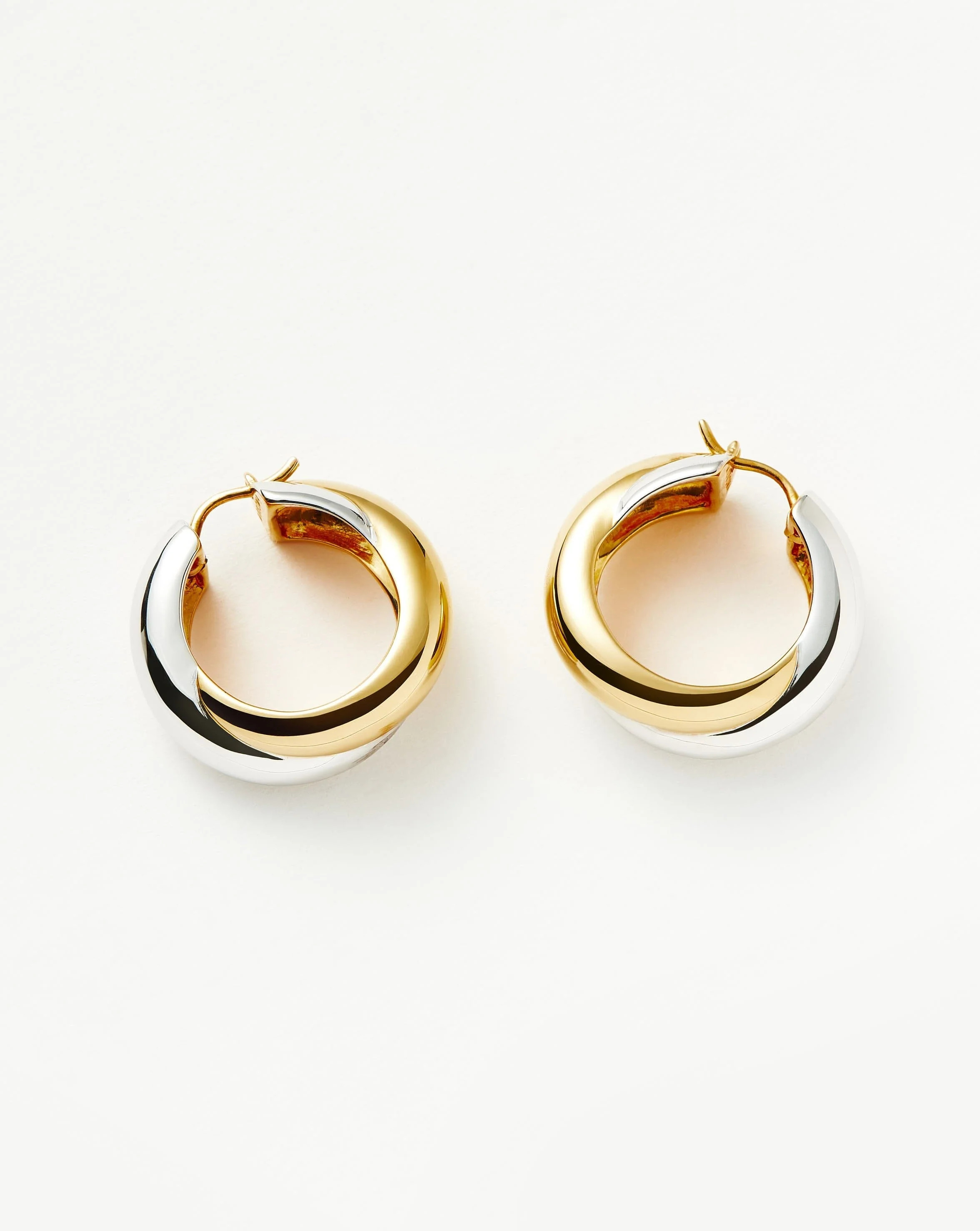 Lucy Williams Chunky Entwine Medium Hoop Earrings | Missoma | Missoma US