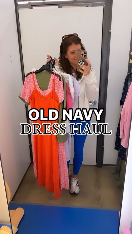 Old Navy Dress (and one jumpsuit) Haul 🙌🏼😍 So many super cute and comfy dresses for every occasion! Which one are you loving! 

Follow me for more affordable fashion and Old Navy finds! 

Wearing a size small in all of them! 

#LTKsalealert #LTKfindsunder50 #LTKstyletip