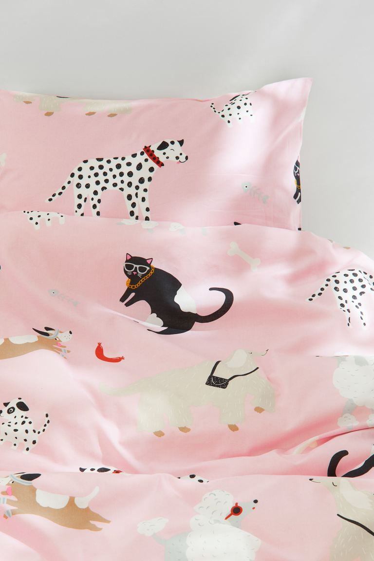 Patterned Twin Duvet Cover Set | H&M (US + CA)