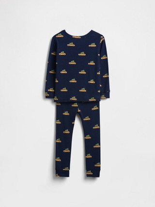Kids & Baby Organic Brushed Cotton Holiday PJ Set | Gap (US)