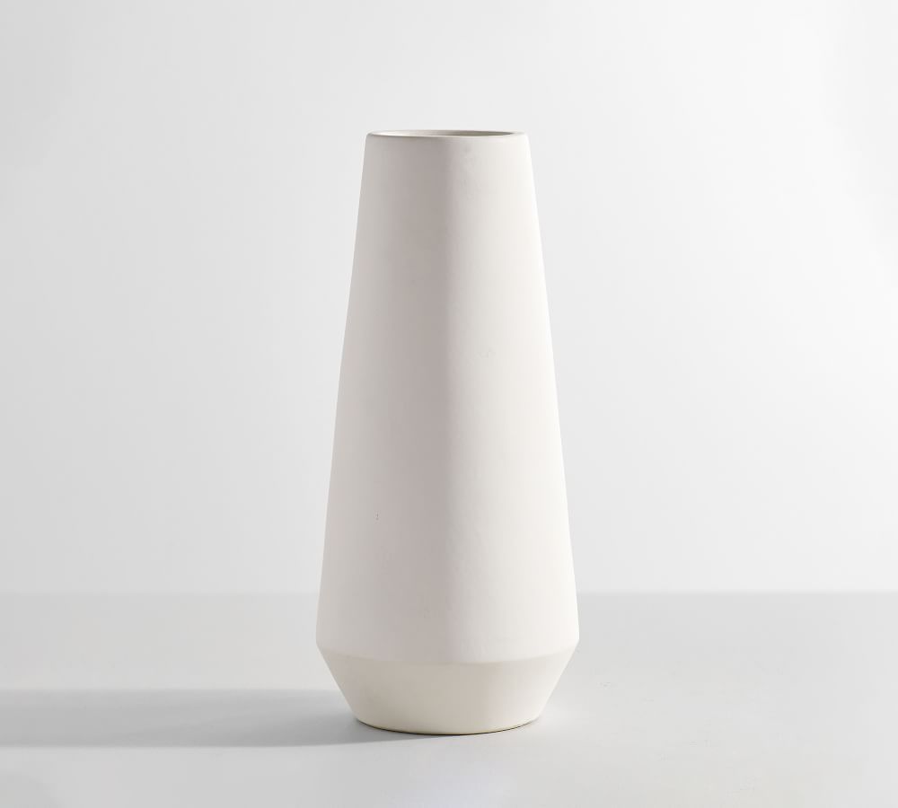 Tall Earthenware Vases - White | Pottery Barn (US)