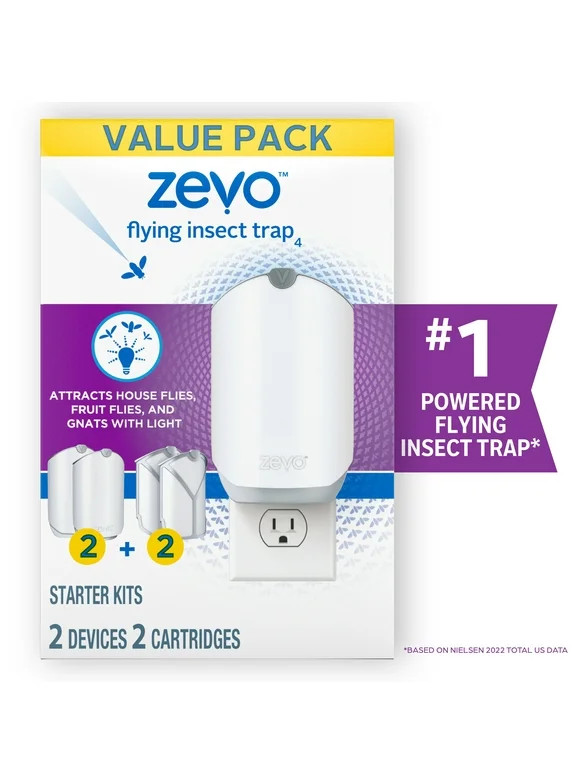 Zevo Flying Insect Trap, Fly Trap (Twin Pack) | Walmart (US)