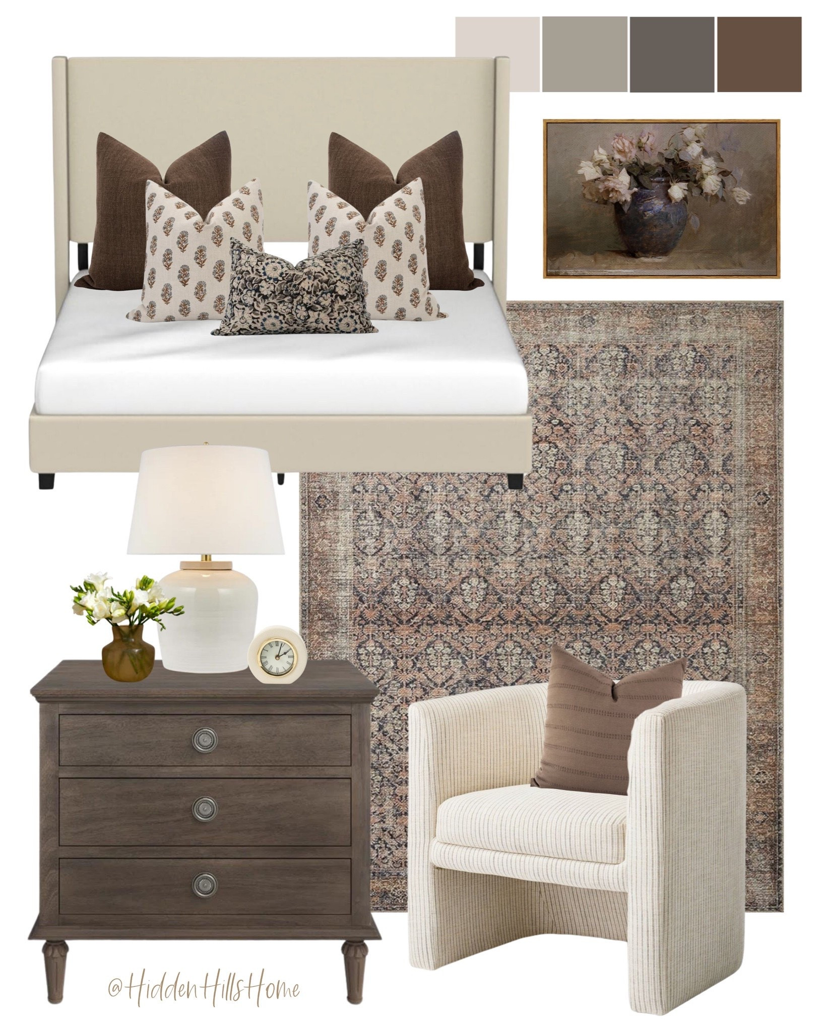 Bedroom decor mood board, modern vintage bedroom decor ideas, bedroom design, home decor Inspo #bedroom

#LTKHome #LTKSaleAlert