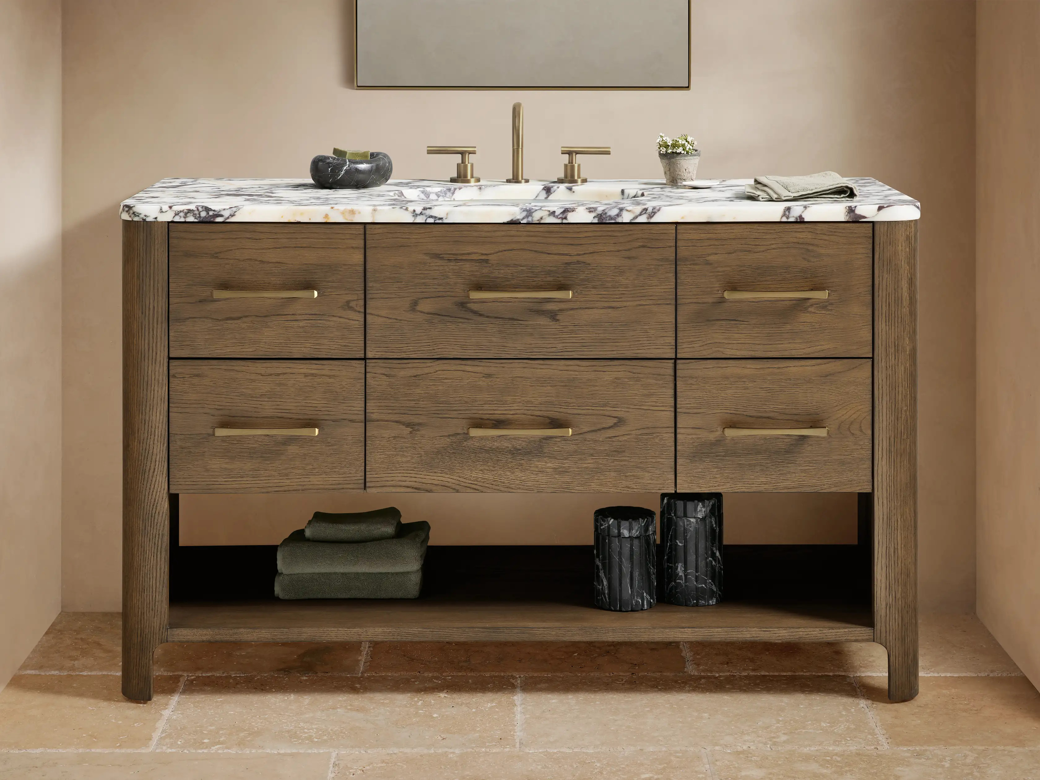 Calista Wide Single Vanity | Arhaus
