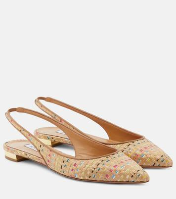 Purist raffia slingback flats | Mytheresa (US/CA)
