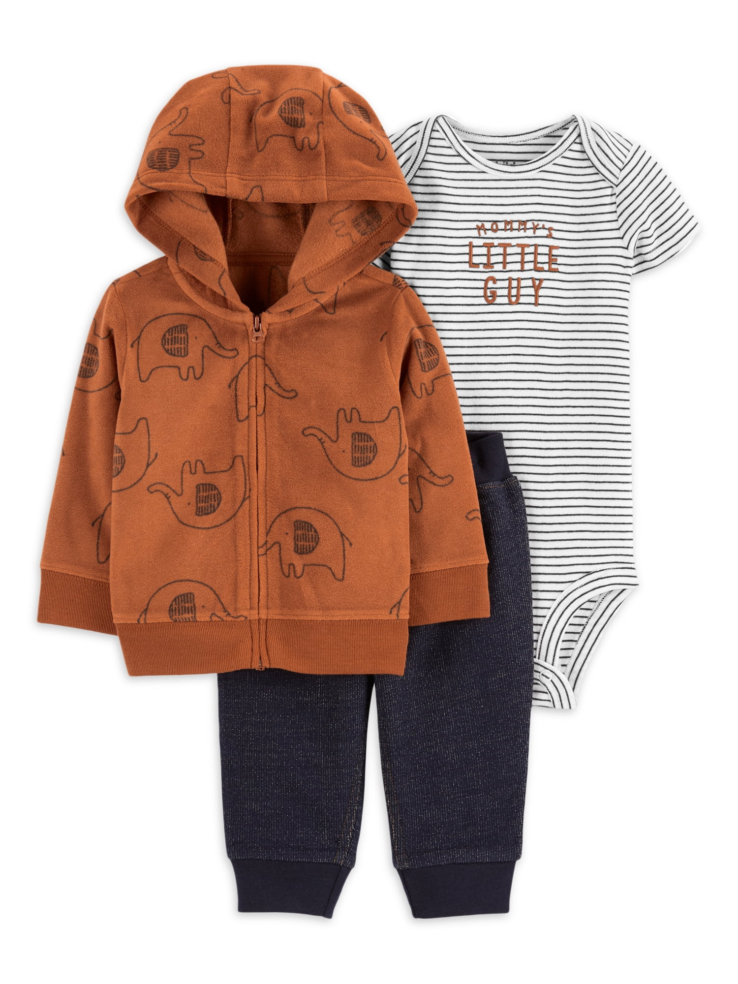 Child of Mine by Carter's Baby Boys Elephant Cardigan, Sizes 0M-24M | Walmart (US)