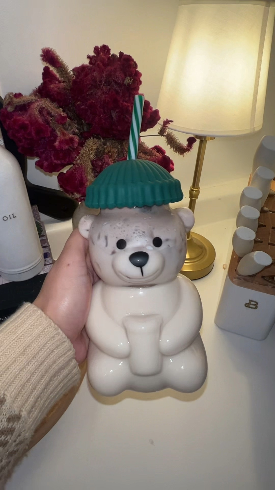 Got my bear cup Starbucks dupe in the mail! And for under$25! So cute!! ❤️😭 #bearcup #bearista #viralcups 

#LTKHoliday #LTKGiftGuide #LTKdayinmylife