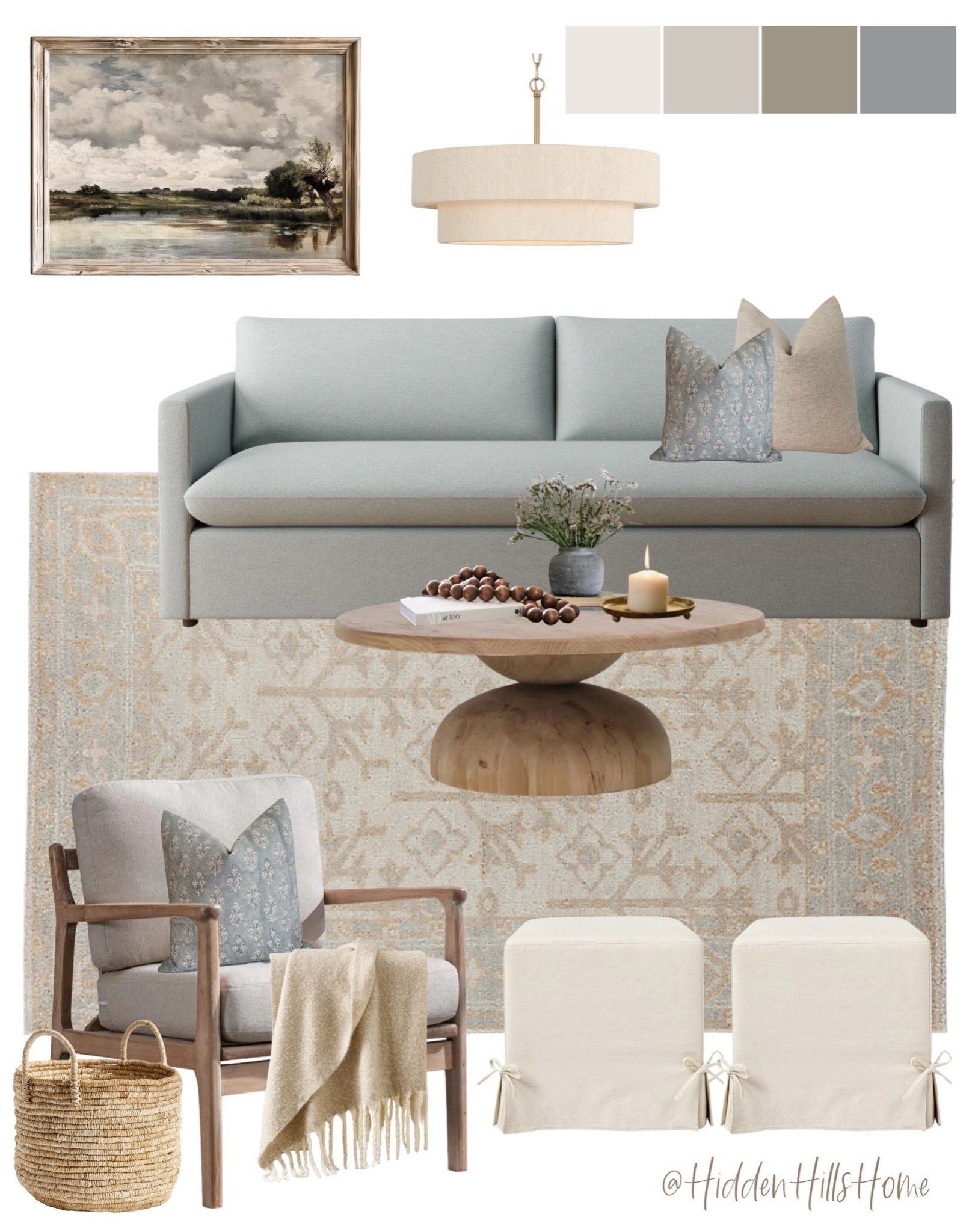 Living room decor ideas, living room mood board, home decor inspiration, living room rug, coffee table, accent chair #livingroom



#LTKSaleAlert #LTKHome #LTKSeasonal