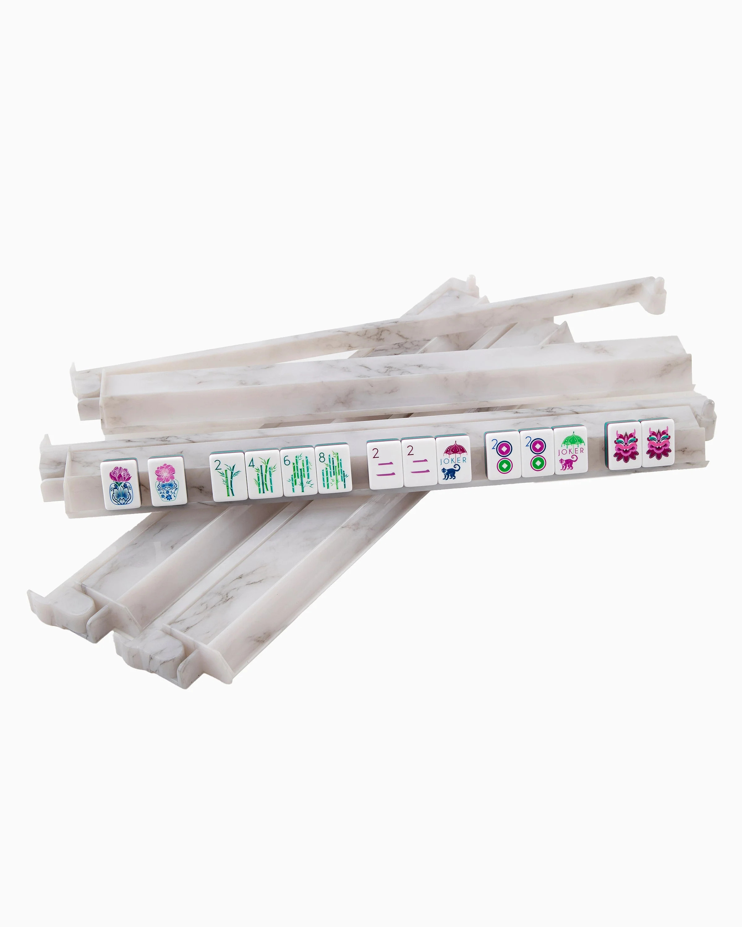 Carrara Rack & Pusher Set | Oh My Mahjong