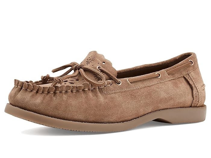 Free People Lagoon Cutout Boat Shoes Women's Sandals Rust Suede: EU 39 (US Women's 9) M | Zappos.com