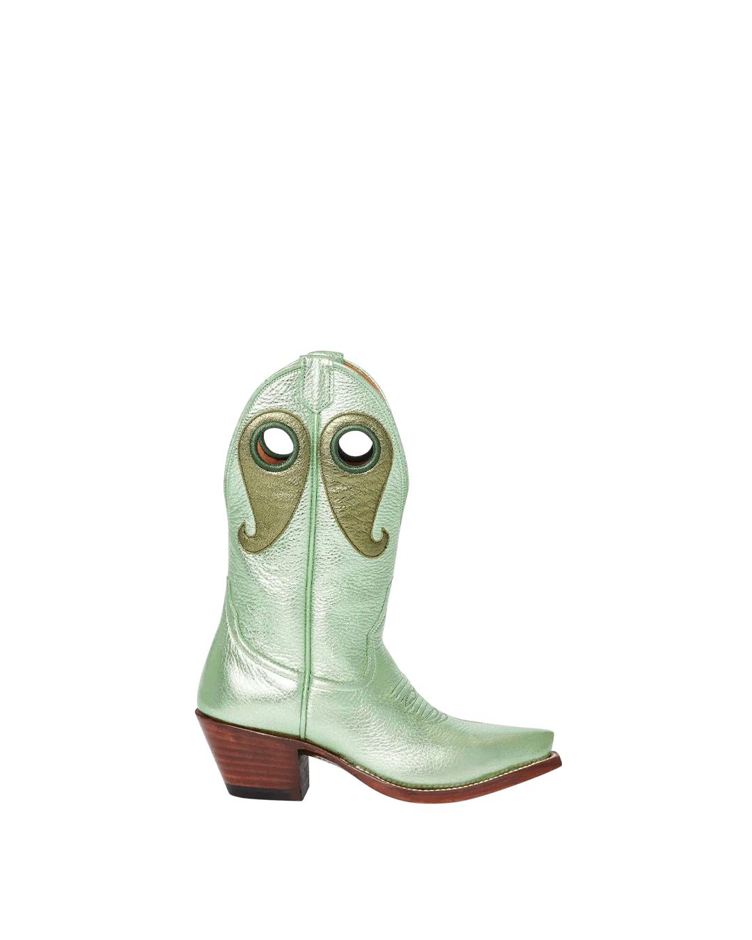 Molly Metallic Green | Luxury Fashion Women's Cowboy Boots | Miron Crosby | Miron Crosby