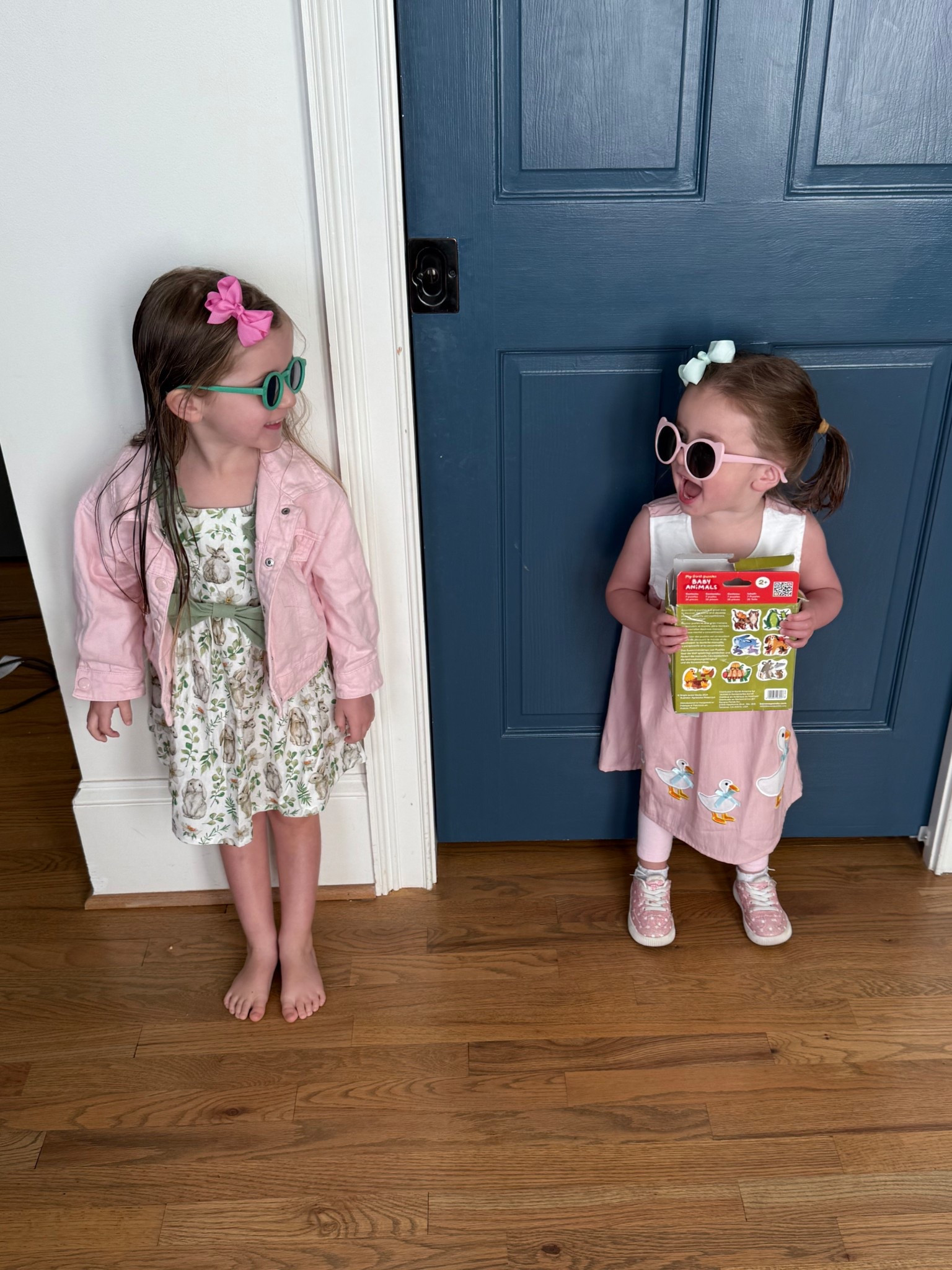 The cutest bunny and duck dresses I ever did see. #easter #duckdress #bunnydress #toddlerfit 

#LTKootd #LTKKids #LTKBaby
