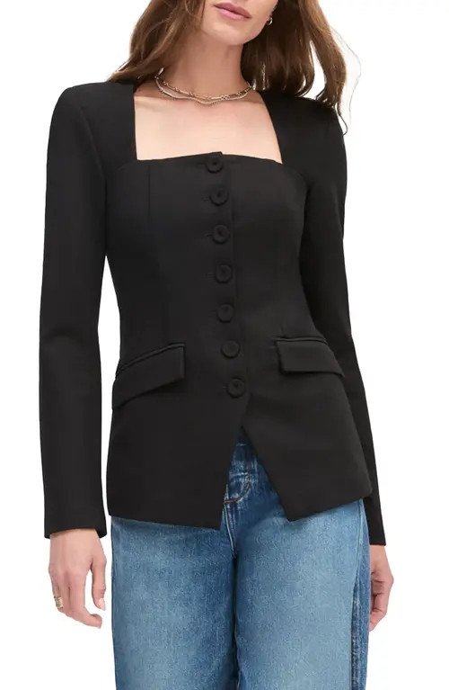 Favorite Daughter The Penelope Blazer in Black at Nordstrom, Size 0 | Nordstrom