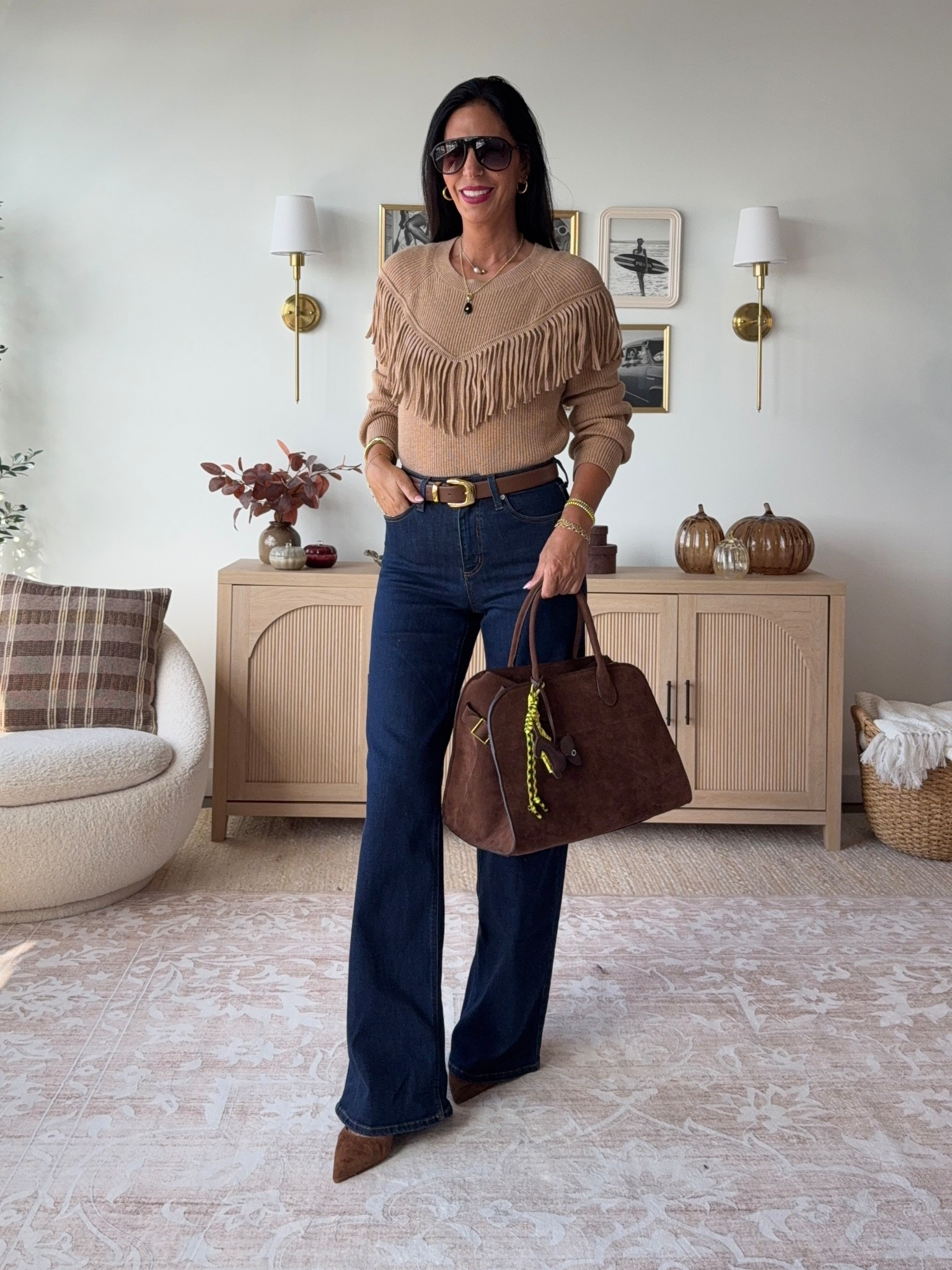 One of my favorite fall outfits with these affordable fall denim and the softest western style sweater. 
Denim- size 4 
Sweater- small 
Row look for less 

#LTKSaleAlert #LTKOver40 #LTKU