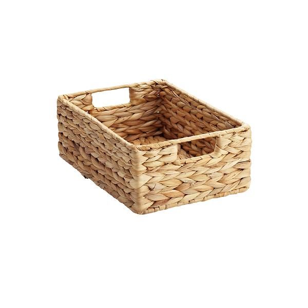 Water Hyacinth Storage Bins with Handles | The Container Store