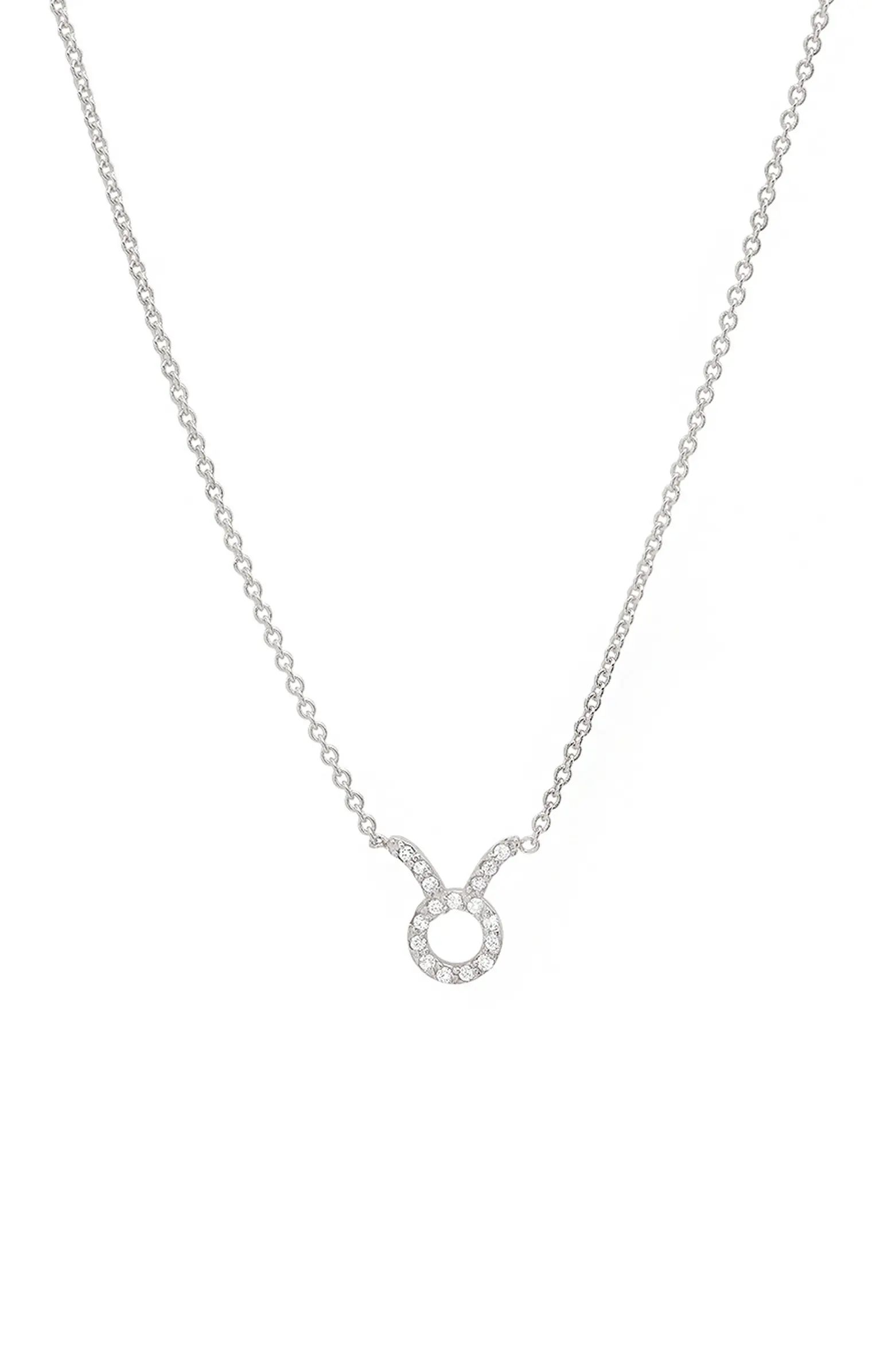 Diamond Zodiac Pendant Necklace | Nordstrom