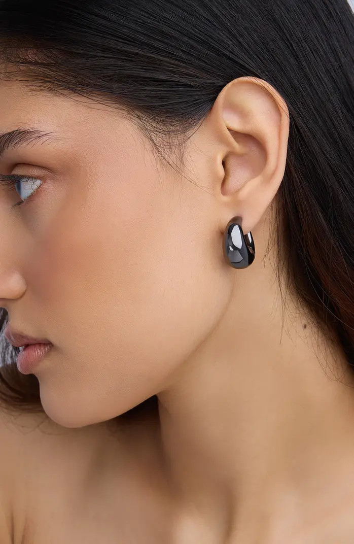 Dylan Mini Dome Huggie Hoop Earrings | Nordstrom