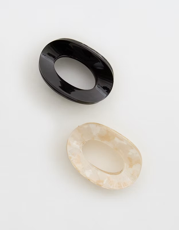 Aerie Circle Cutout Claw Clip 2-Pack | Aerie