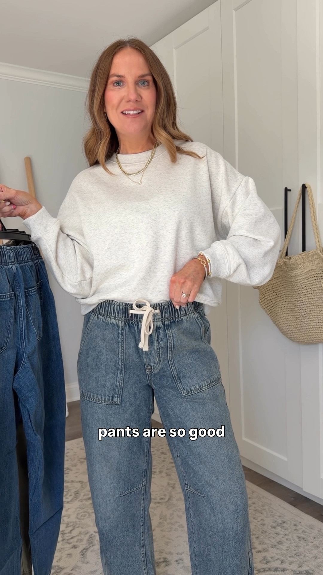 If you’re not a big shorts girlie, I found us the PERFECT spring and summer pants! These pull on, elastic waist, drawstring, barrel style come in ELEVEN washes, and FOUR inseam lengths. And they’re available in size XS-XXL. I’m wearing a small and they are very comfortable and flattering, even in the back!

Over 40 style, comfortable and casual spring outfit, casual mom style, summer trends 2026, the most flattering barrel jeans, momootd, Gap Factory, timeless casual style, stylish casual spring outfit idea, barrel pants

#LTKSaleAlert #LTKOver40 #LTKgrwm