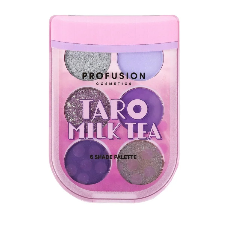 Profusion Cosmetics I Heart Boba 6 Shade Palette - Taro Milk Tea 0.2 oz | Walmart (US)