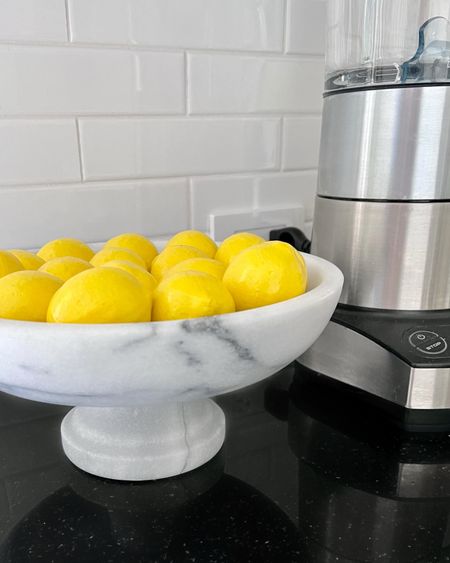 Marble fruit bowl with lemons 🍋

#LTKhome #LTKsalealert #LTKstyletip