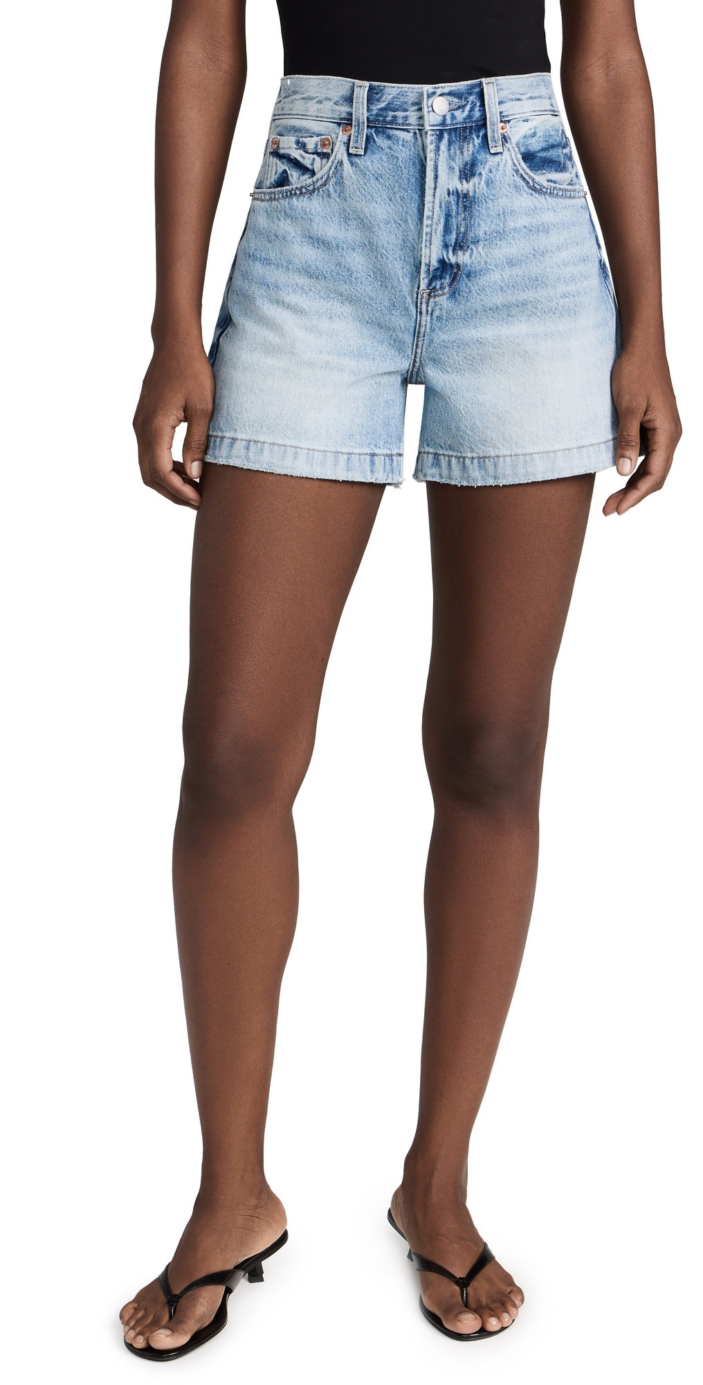 Pistola Denim Saige Shorts French Riviera 24 | Shopbop