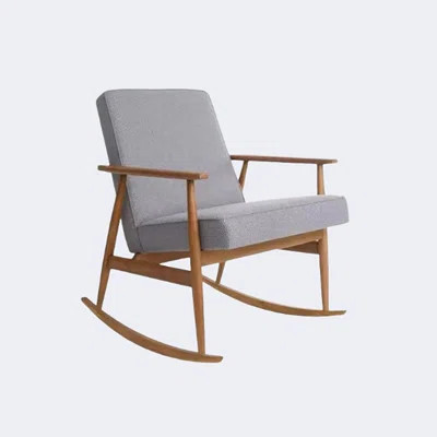 Nordic Solid Wood Rocking Chair Single Modern Rocking Chair | Wayfair North America