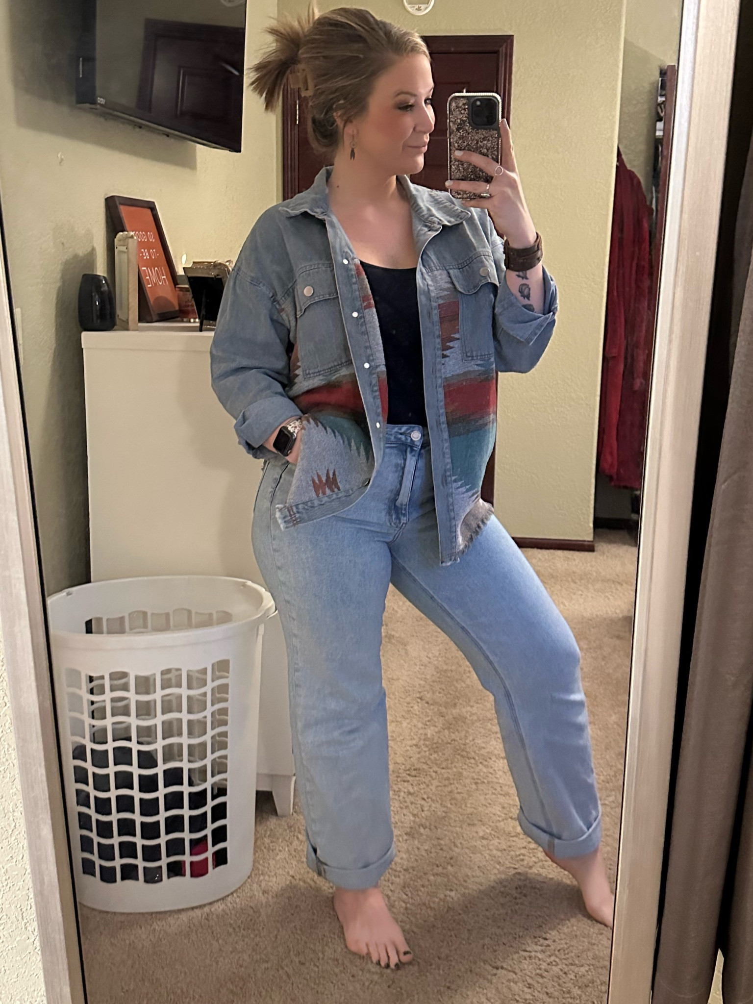 Denim on denim ✨

#LTKfit #LTKbeauty #LTKstyletip