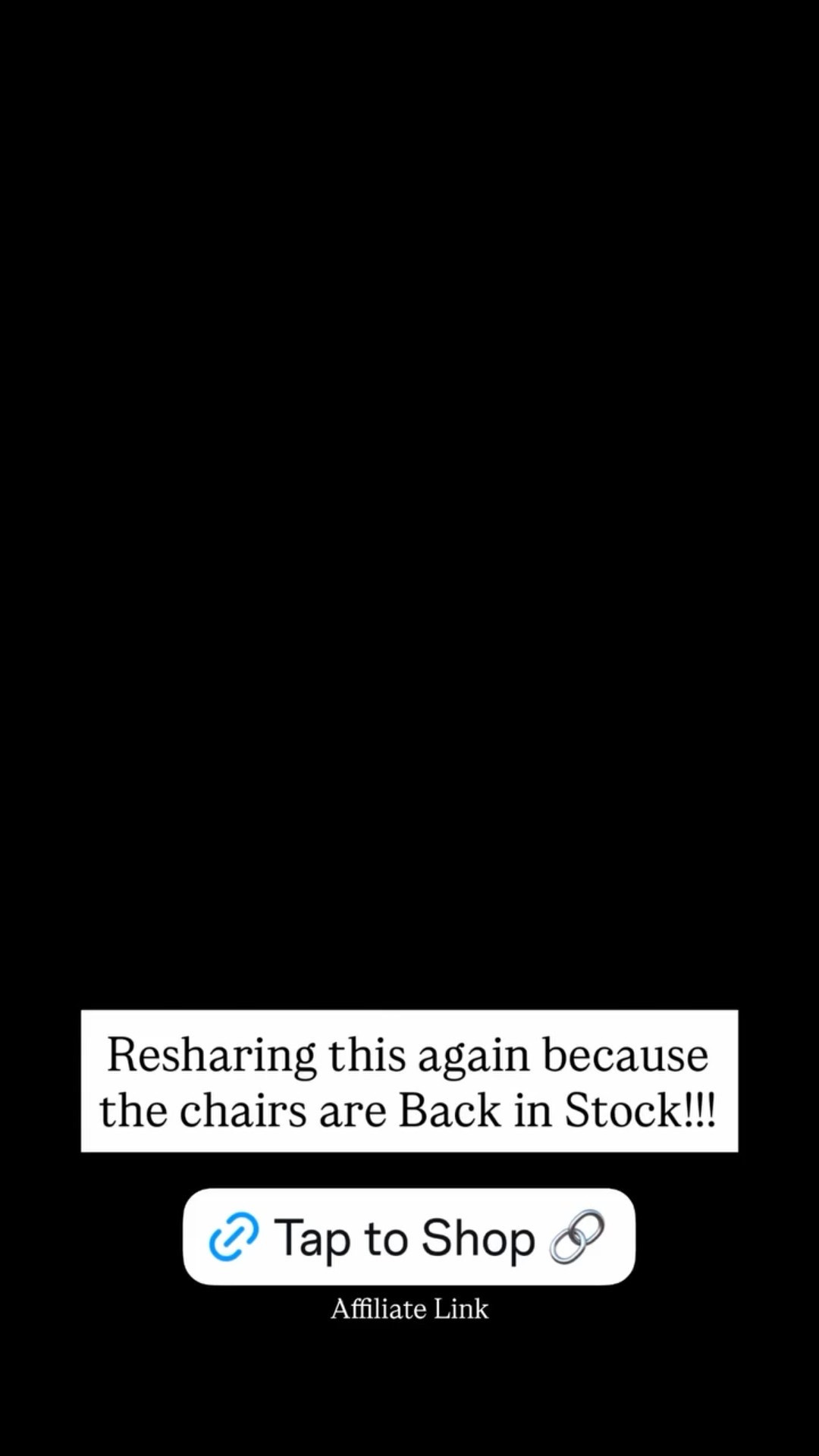 Resharing this again because the chairs are Back in Stock!!! Affiliate Link