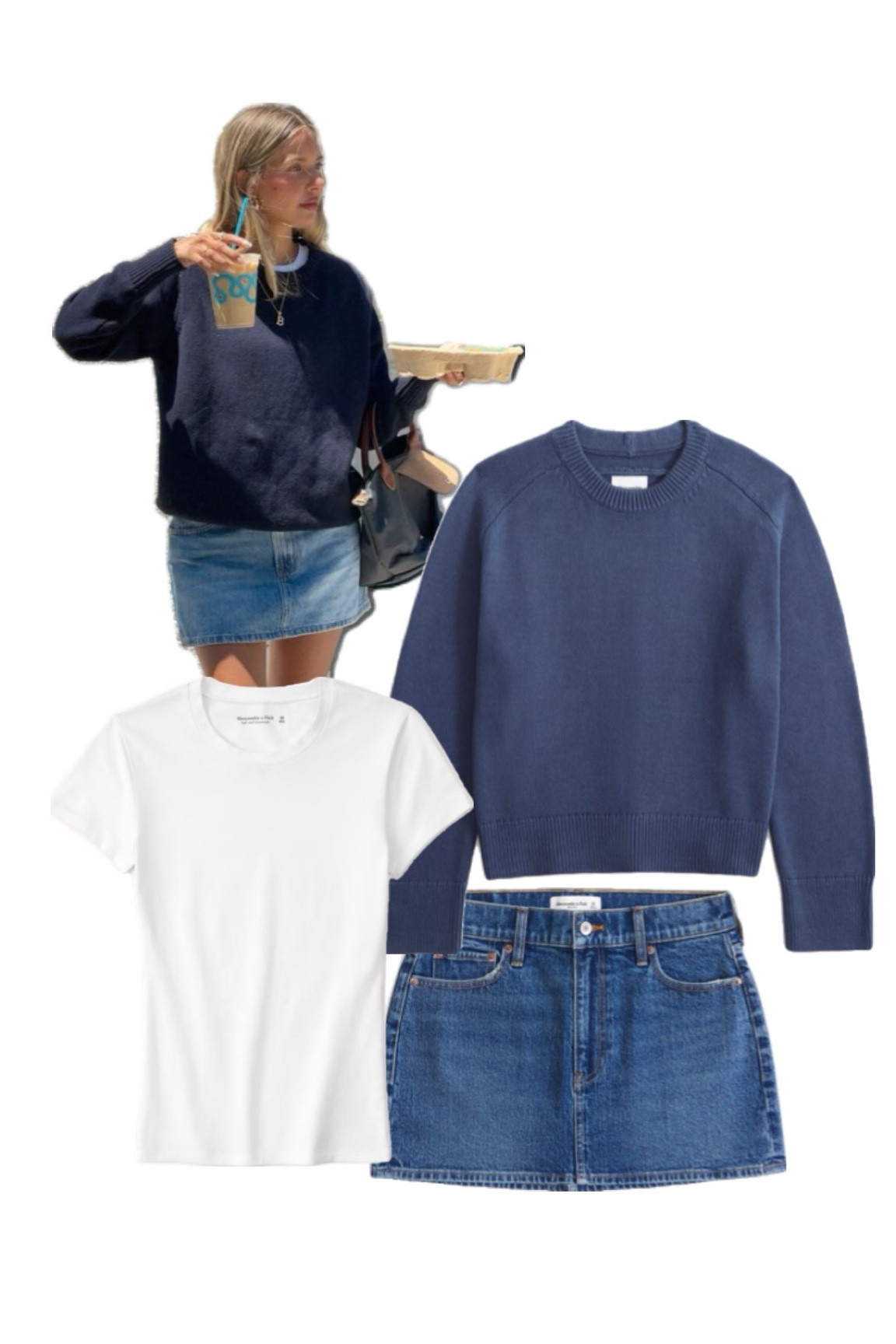 Pinterest fall outfits, fall style, fall outfit, LTK fall sale, Abercrombie style, Abercrombie outfit, denim skirt, casual outfit 

#LTKHalloween #LTKSeasonal #LTKFallSale