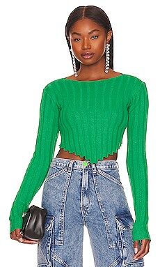 Daya Crop Sweater Top
                    
                    MORE TO COME | Revolve Clothing (Global)