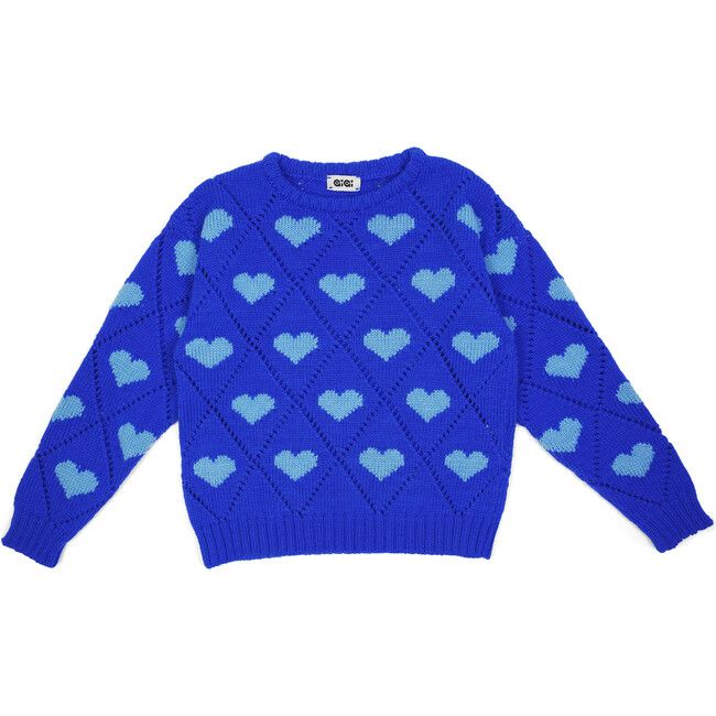 Love Sweater Mini, Cobalt Blue | Maisonette