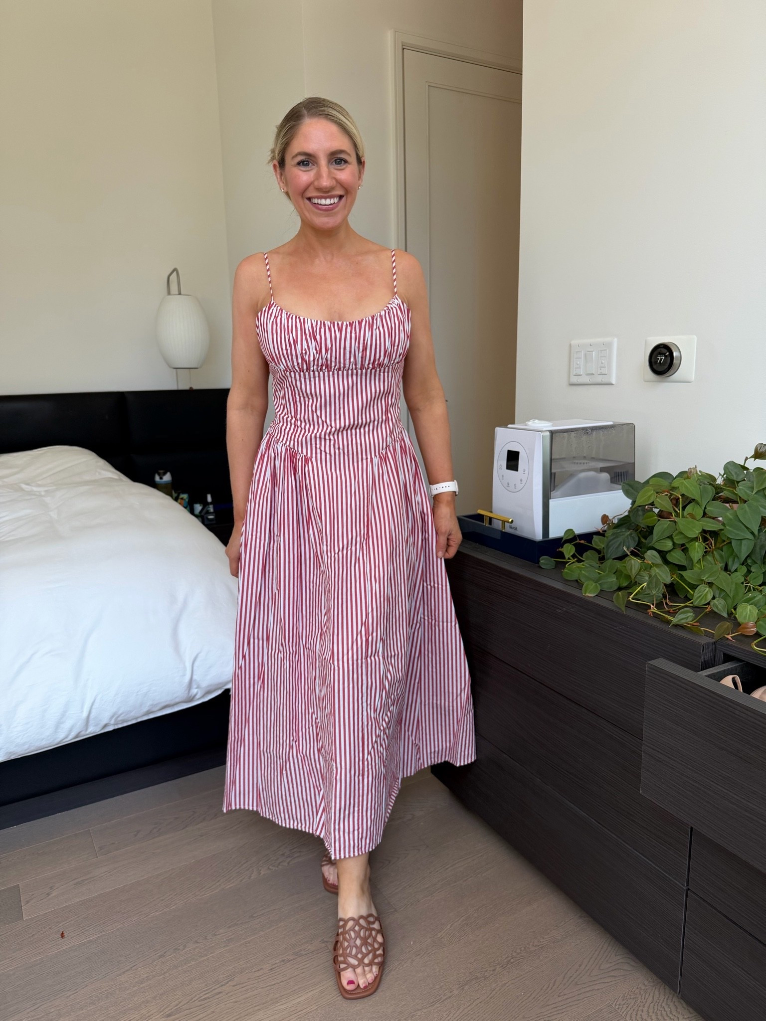 Cute midi dress for summer ! Striped  dress for MDW

#LTKSeasonal #LTKPetite #LTKTravel