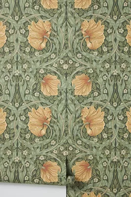 Morris & Co. Pimpernel Wallpaper | Anthropologie (US)