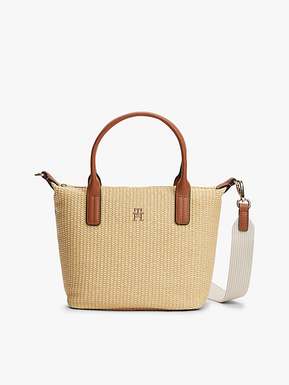 Raffia Crossbody Tote Bag | Tommy Hilfiger UK